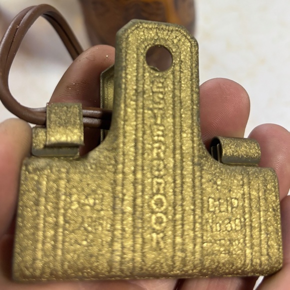 1930’s brass clip on table light - Picture 3 of 4